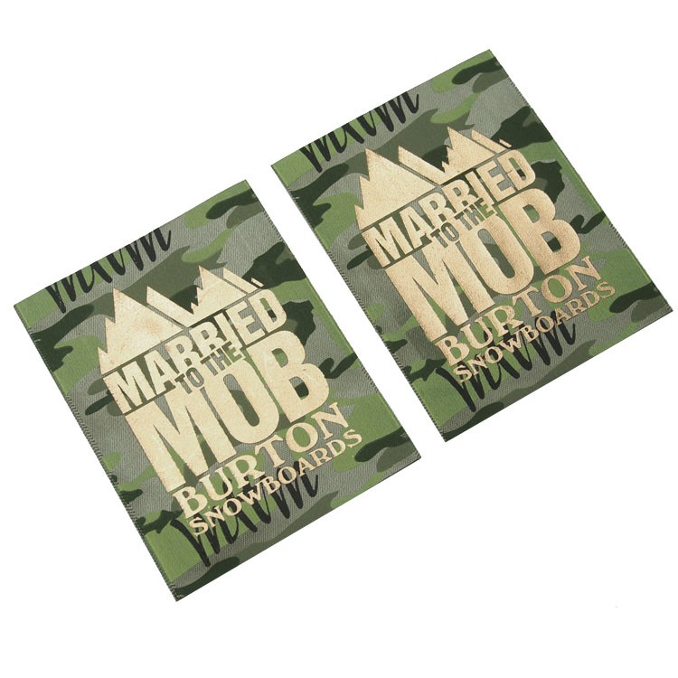 東莞工廠批發(fā)新款厚板印刷商標(biāo)服裝箱包織嘜定做可免費排版設(shè)計